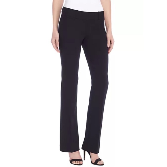 The Limited Pants Women's 12P The New Drew Black Straight Leg Slacks NWT - Picture 1 of 8